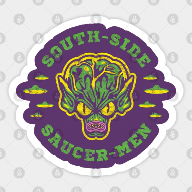 Saucer-Men (South Side) Sticker by Dark Corners